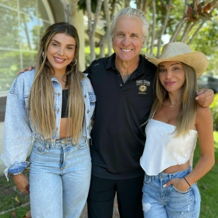 Haley Giraldo with her father Neil Giraldo and her sister Hana Giraldo. 